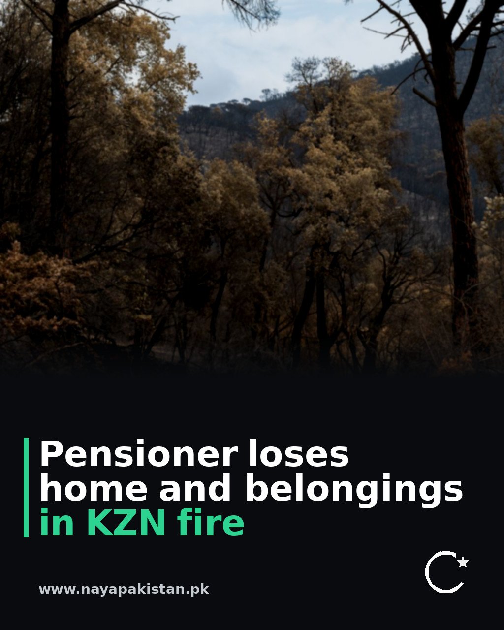 Pensioner loses home and belongings in KZN fire