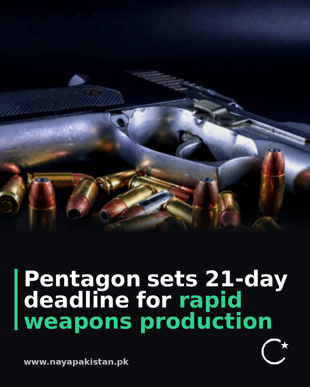 Pentagon sets 21-day deadline for rapid weapons production