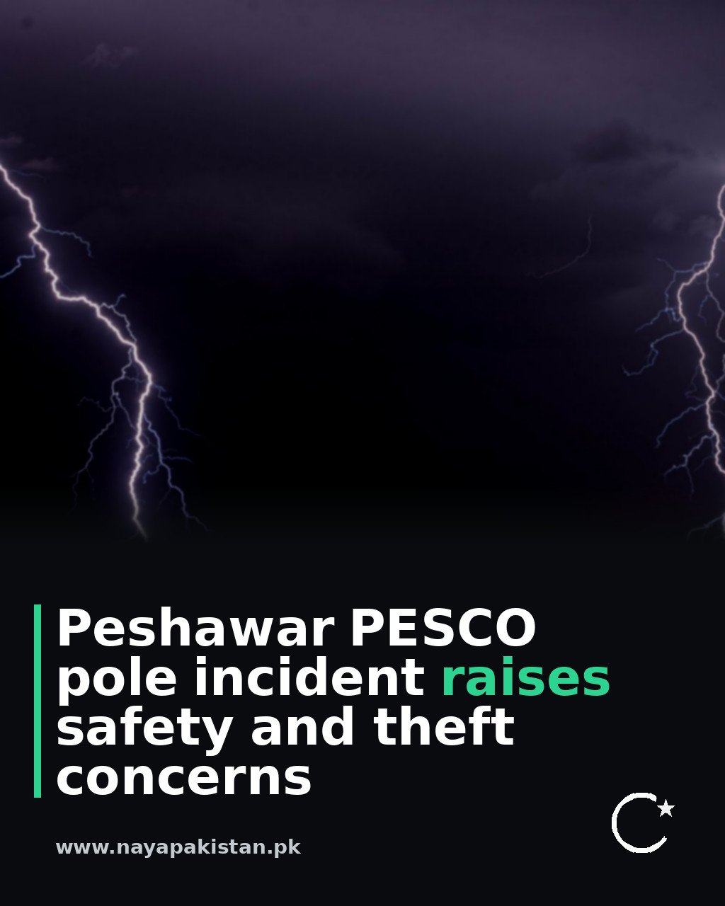 Peshawar PESCO pole incident raises safety and theft concerns
