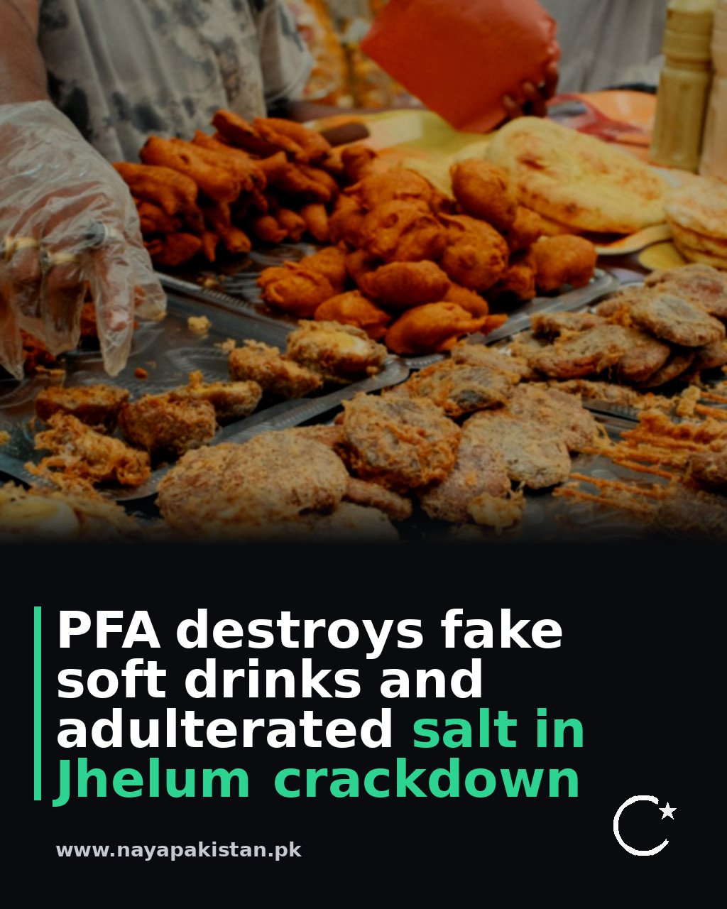 PFA destroys fake soft drinks and adulterated salt in Jhelum crackdown