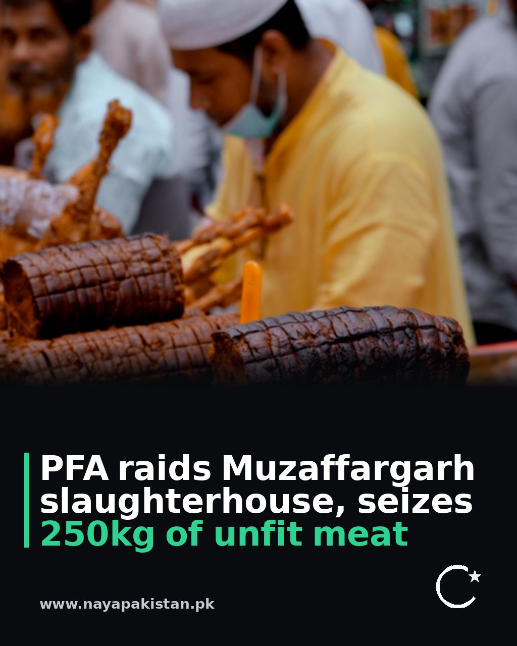 PFA raids Muzaffargarh slaughterhouse, seizes 250kg of unfit meat