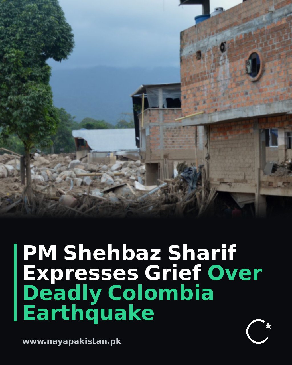 PM Shehbaz Sharif Expresses Grief Over Deadly Colombia Earthquake