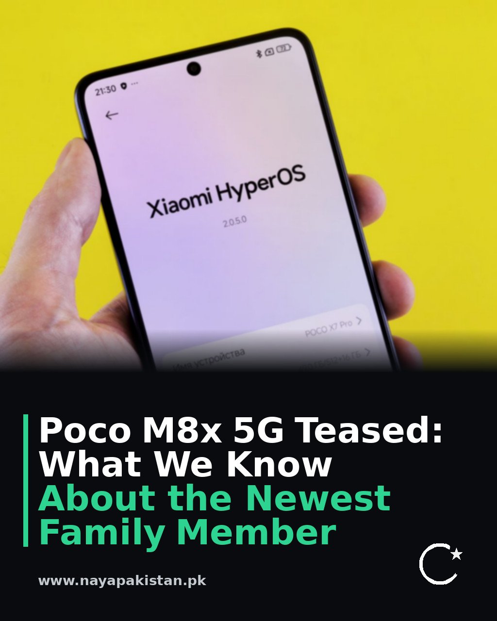 Poco M8x 5G Teased: What We Know About the Newest Family Member