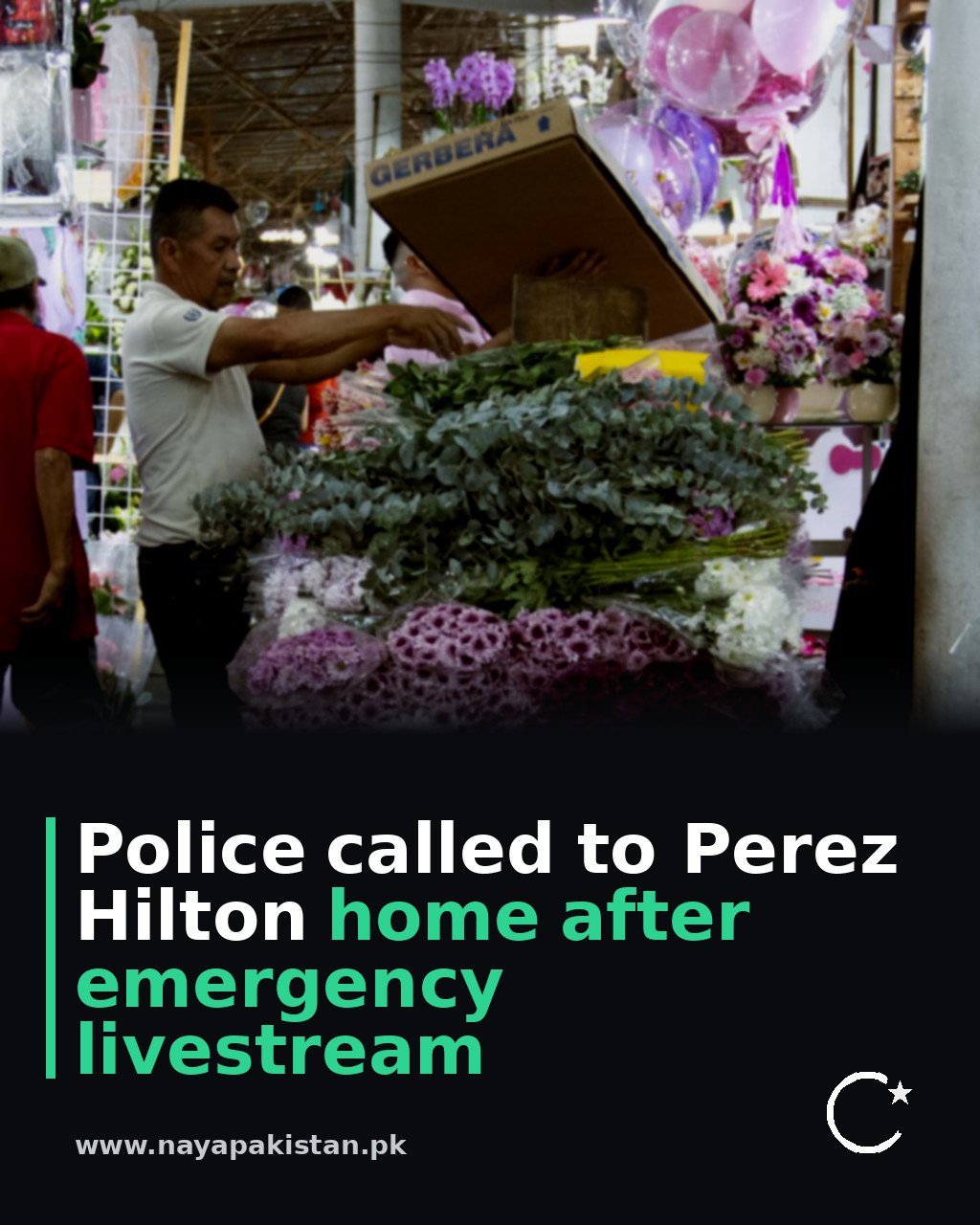 Police called to Perez Hilton home after emergency livestream