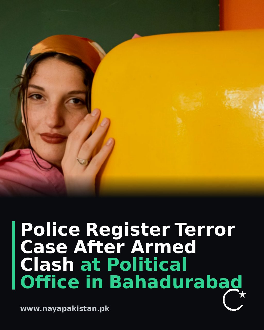 Police Register Terror Case After Armed Clash at Political Office in Bahadurabad