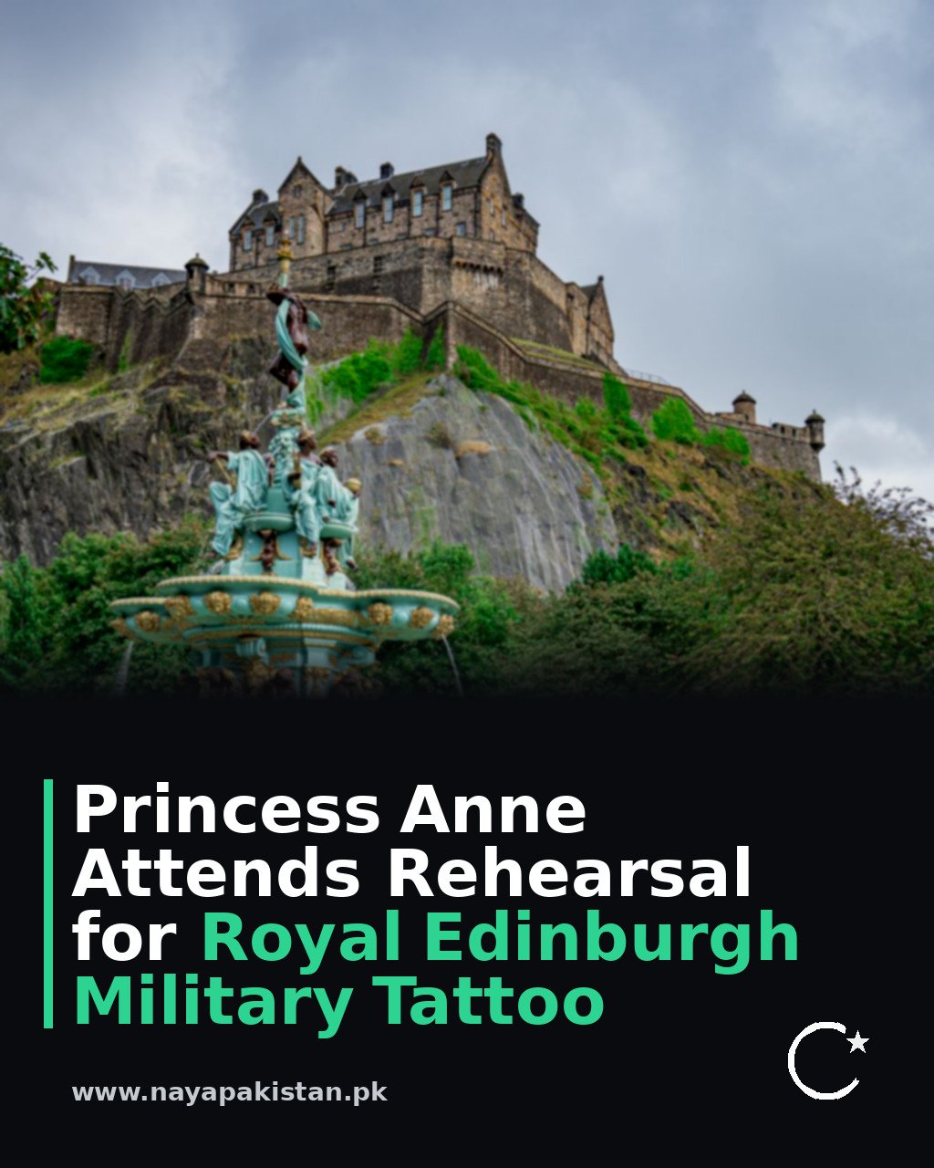 Princess Anne Attends Rehearsal for Royal Edinburgh Military Tattoo