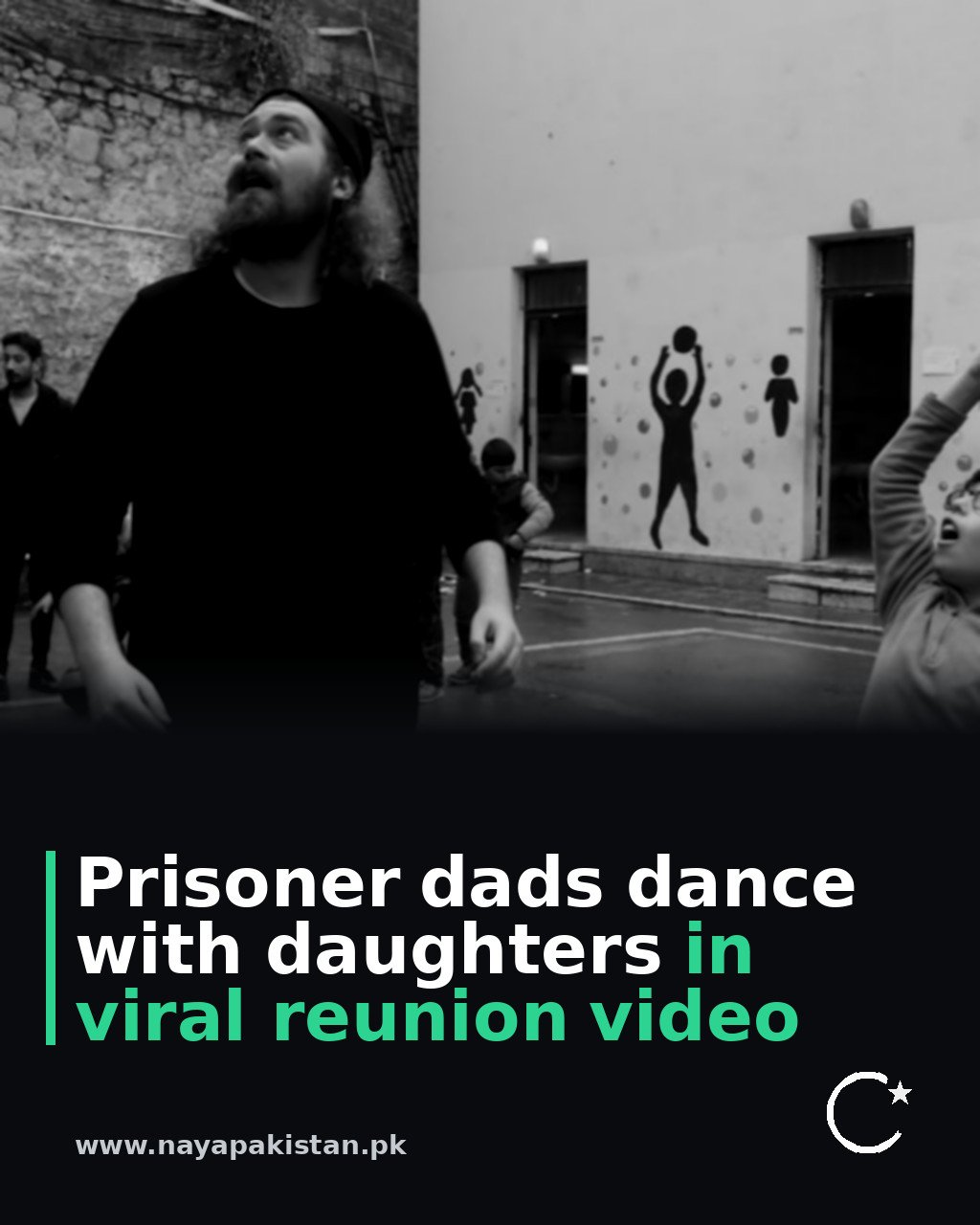 Prisoner dads dance with daughters in viral reunion video