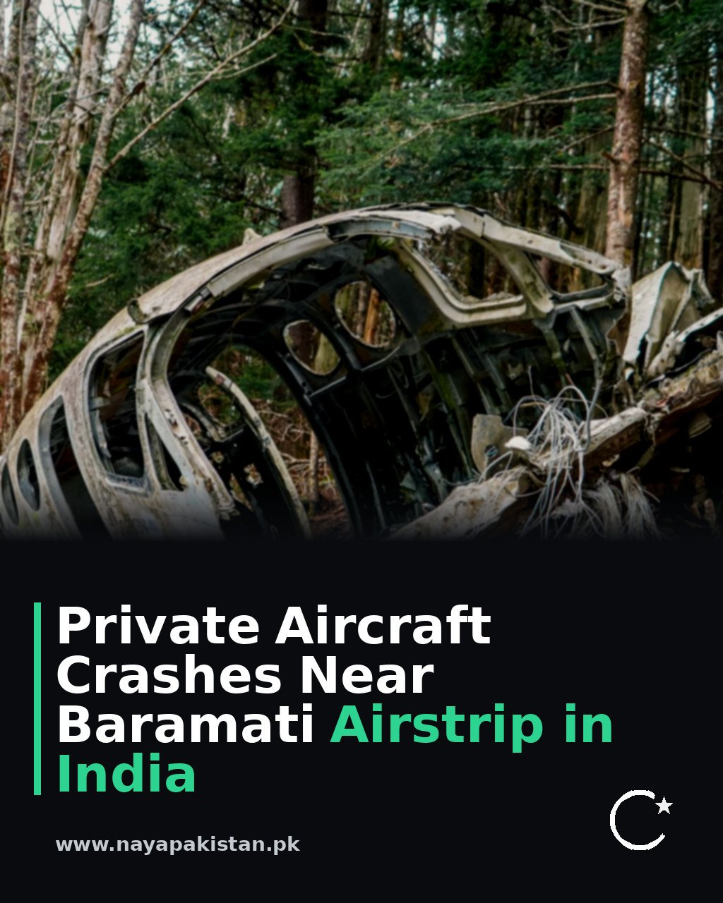 Private Aircraft Crashes Near Baramati Airstrip in India