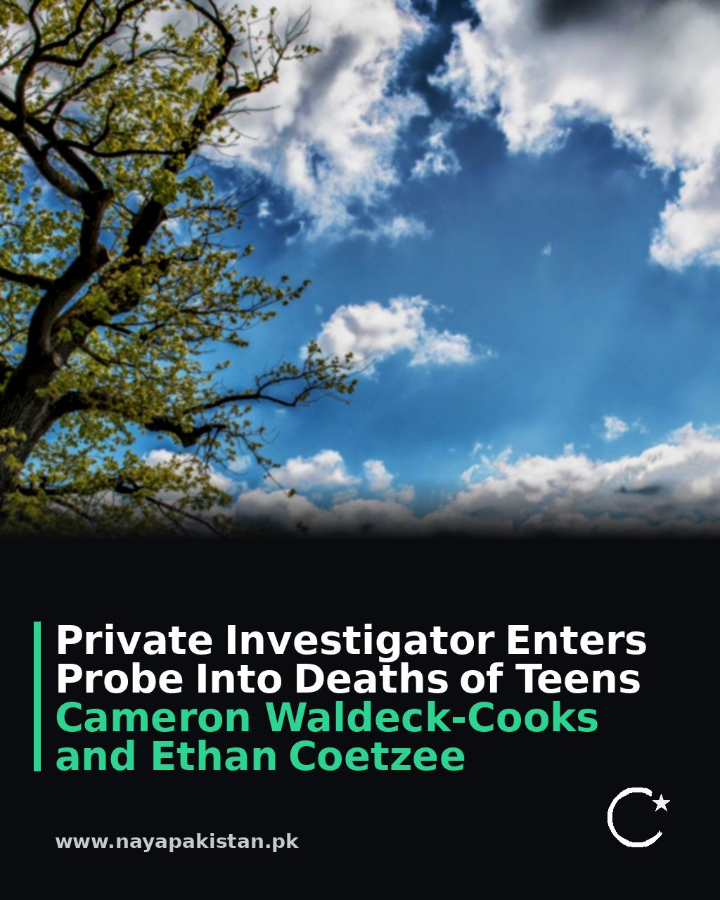 Private Investigator Enters Probe Into Deaths of Teens Cameron Waldeck-Cooks and Ethan Coetzee