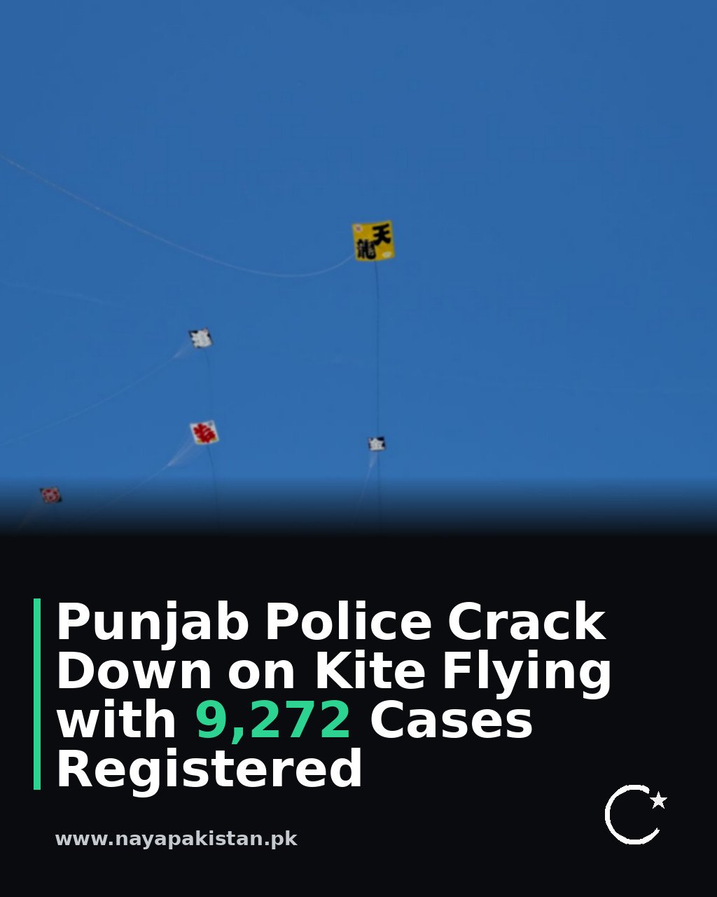 Punjab Police Crack Down on Kite Flying with 9,272 Cases Registered