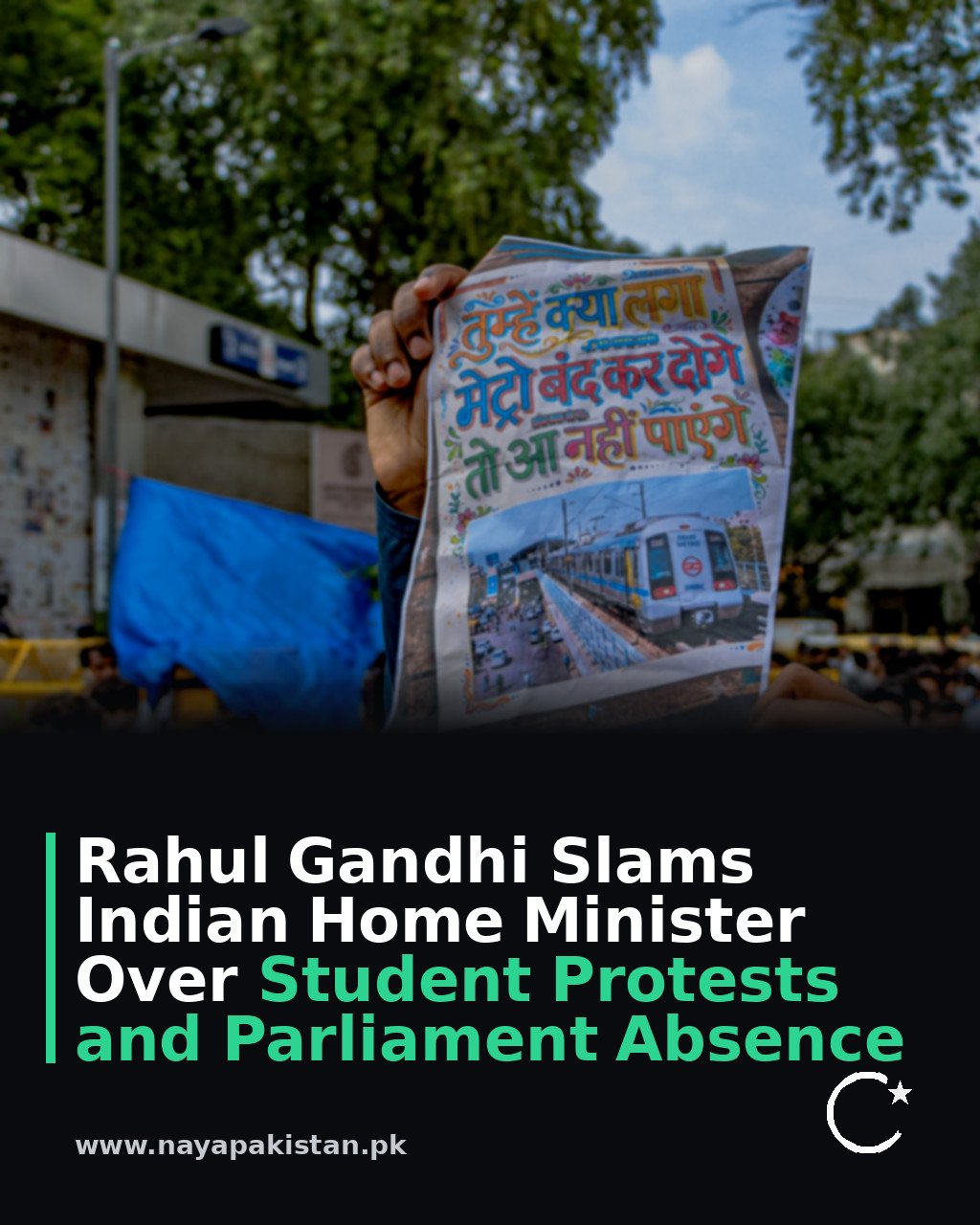 Rahul Gandhi Slams Indian Home Minister Over Student Protests and Parliament Absence
