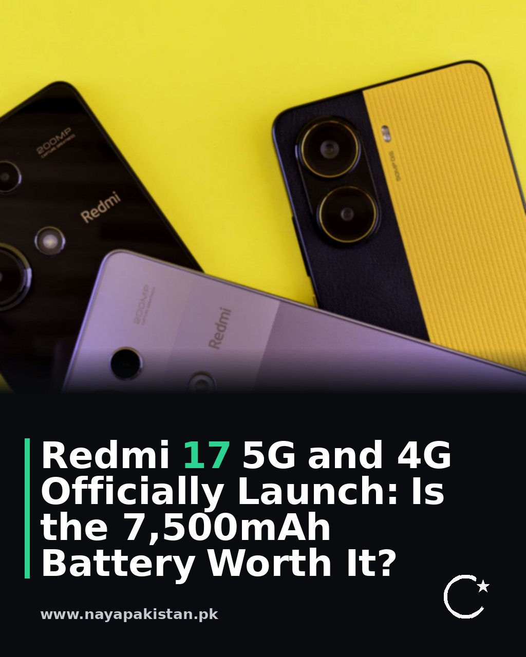 Redmi 17 5G and 4G Officially Launch: Is the 7,500mAh Battery Worth It?