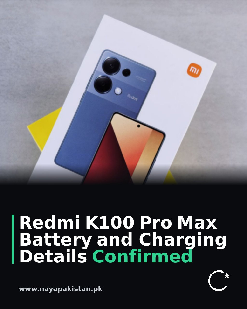 Redmi K100 Pro Max Battery and Charging Details Confirmed