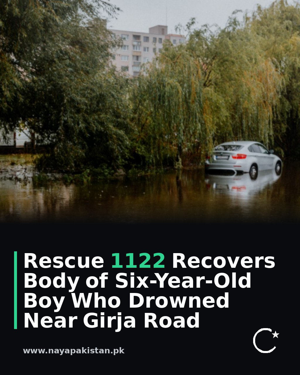 Rescue 1122 Recovers Body of Six-Year-Old Boy Who Drowned Near Girja Road