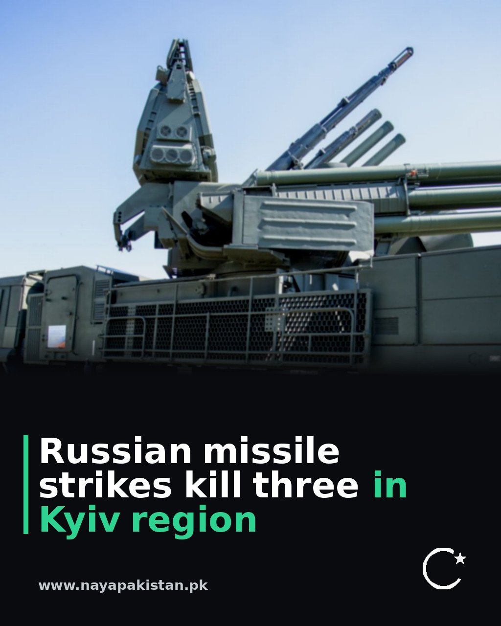Russian missile strikes kill three in Kyiv region