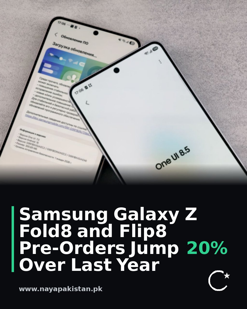 Samsung Galaxy Z Fold8 and Flip8 Pre-Orders Jump 20% Over Last Year