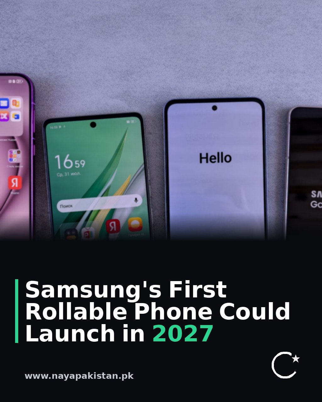 Samsung's First Rollable Phone Could Launch in 2027