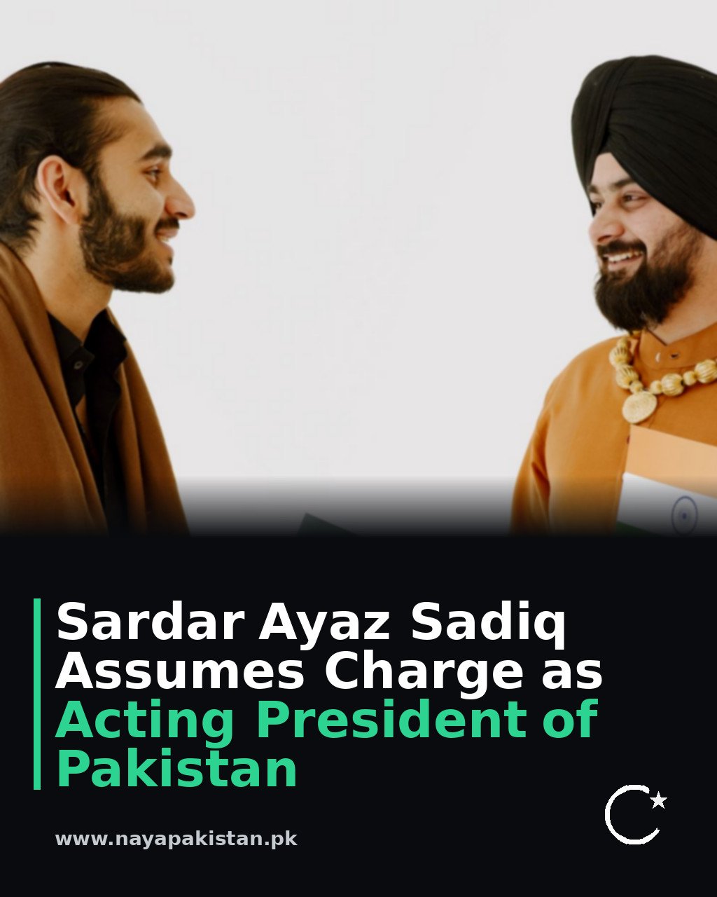 Sardar Ayaz Sadiq Assumes Charge as Acting President of Pakistan