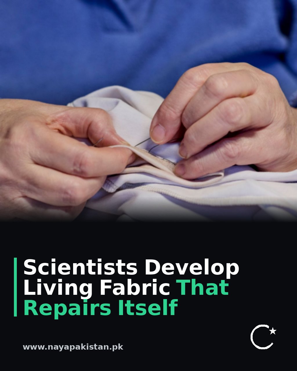 Scientists Develop Living Fabric That Repairs Itself