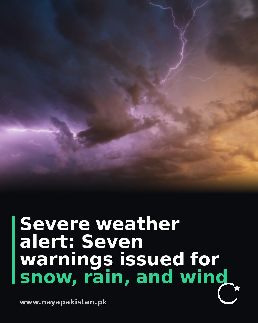 Severe weather alert: Seven warnings issued for snow, rain, and wind