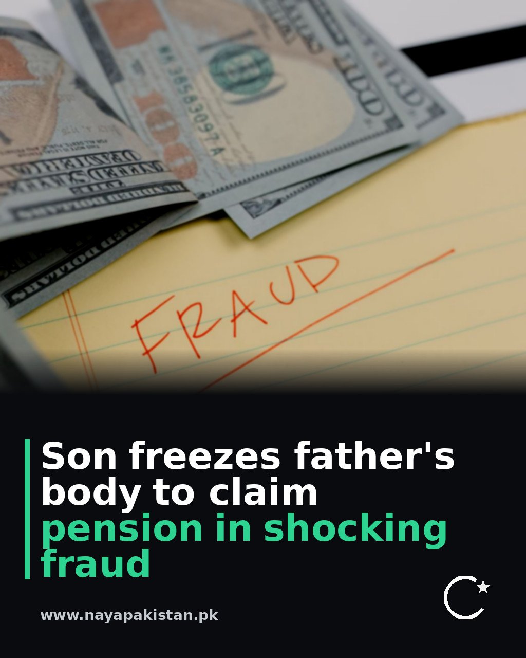 Son freezes father's body to claim pension in shocking fraud
