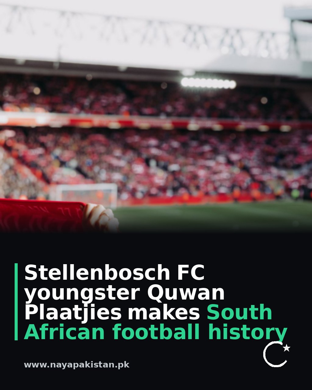 Stellenbosch FC youngster Quwan Plaatjies makes South African football history