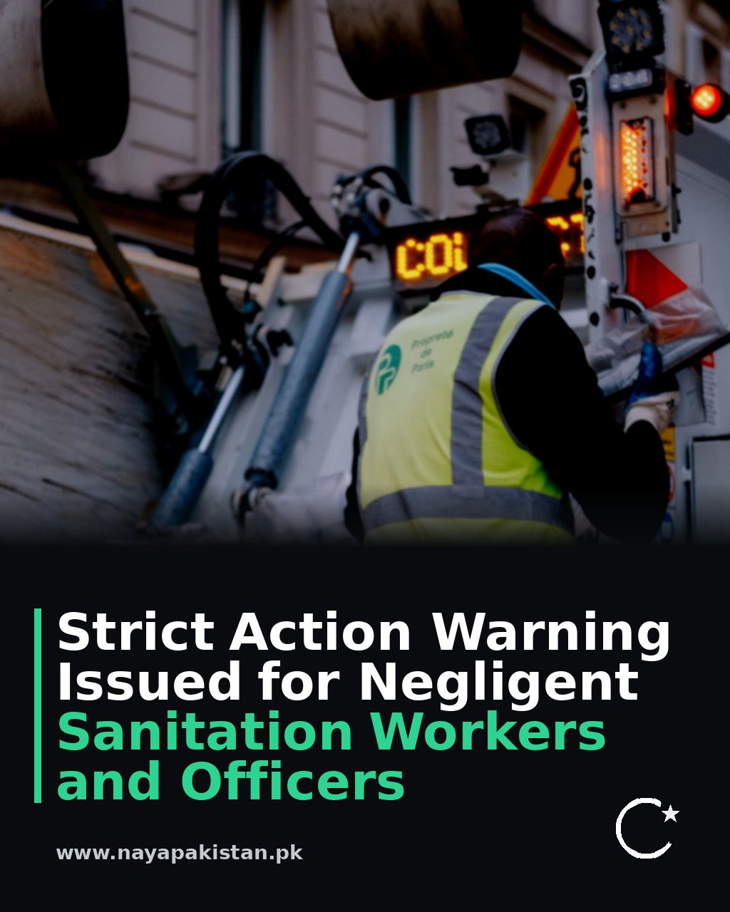 Strict Action Warning Issued for Negligent Sanitation Workers and Officers