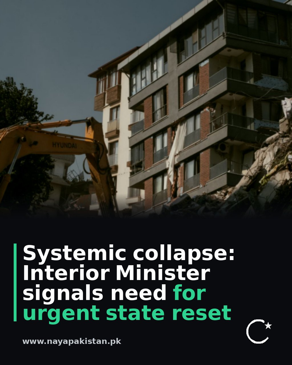 Systemic collapse: Interior Minister signals need for urgent state reset
