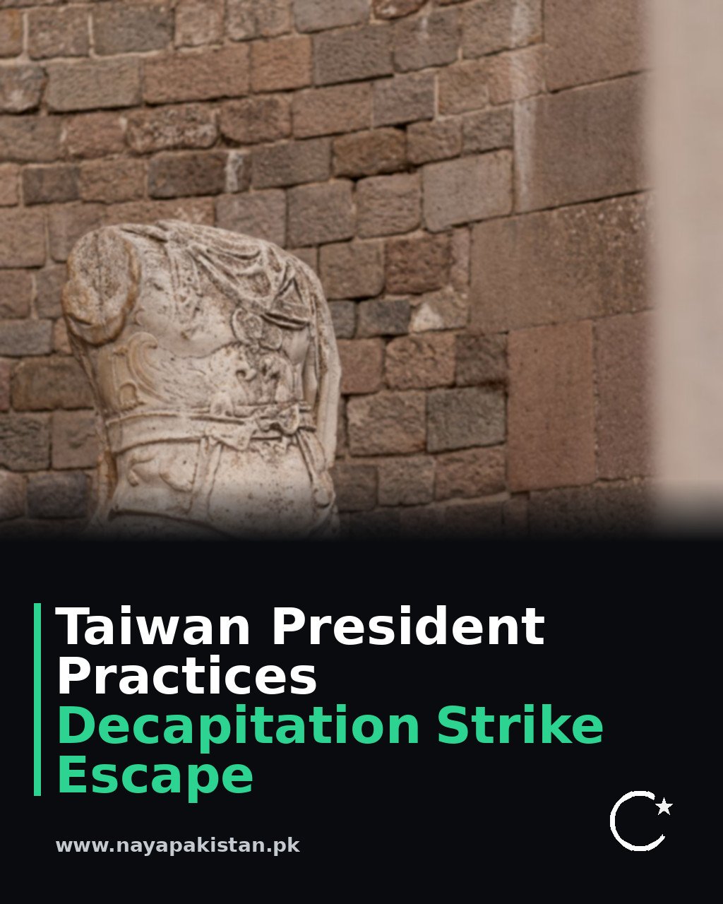 Taiwan President Practices Decapitation Strike Escape