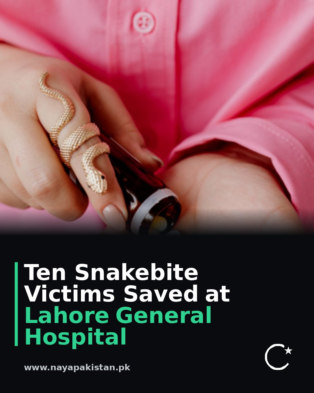 Ten Snakebite Victims Saved at Lahore General Hospital