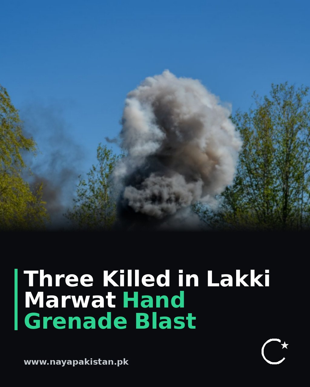 Three Killed in Lakki Marwat Hand Grenade Blast