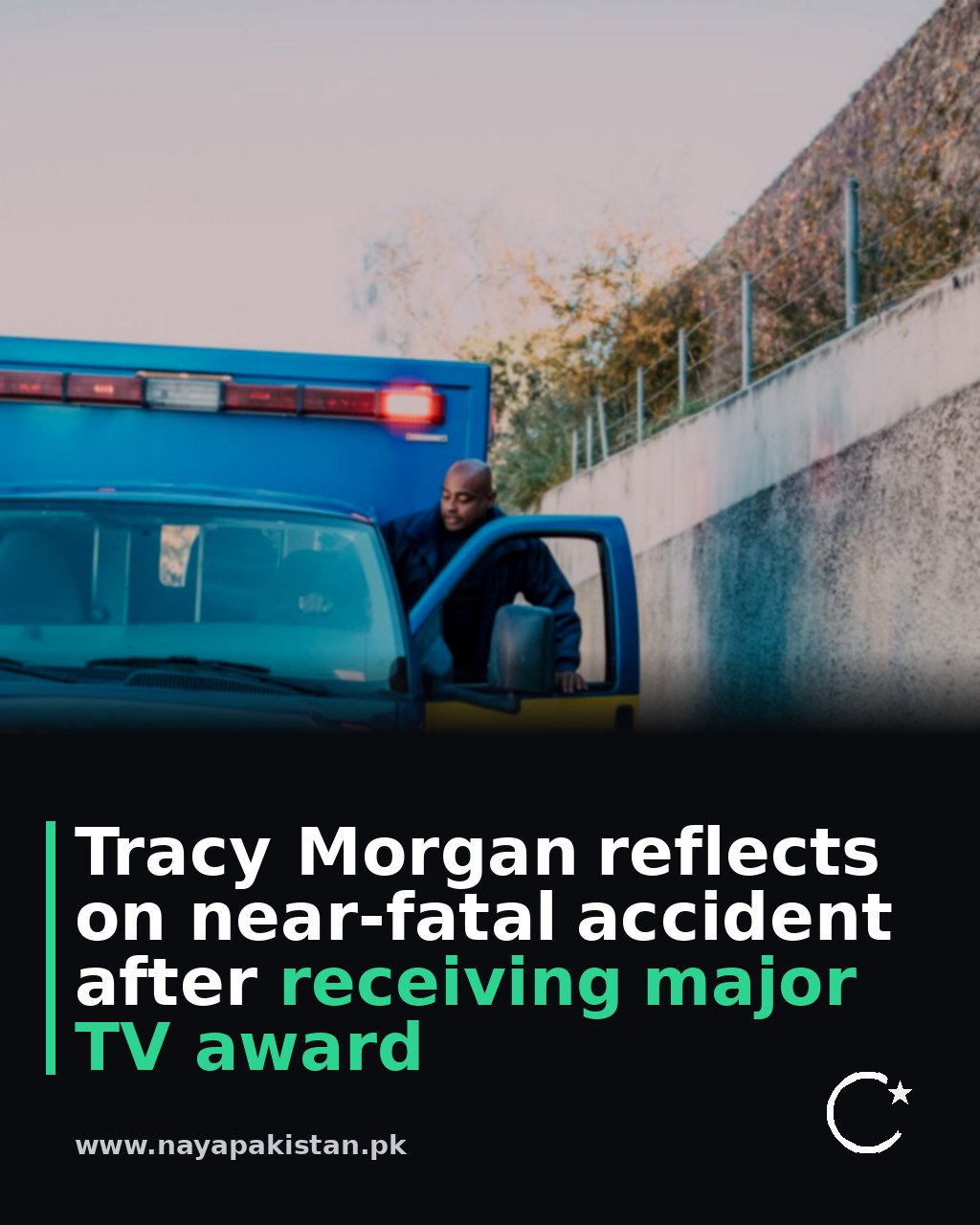 Tracy Morgan reflects on near-fatal accident after receiving major TV award