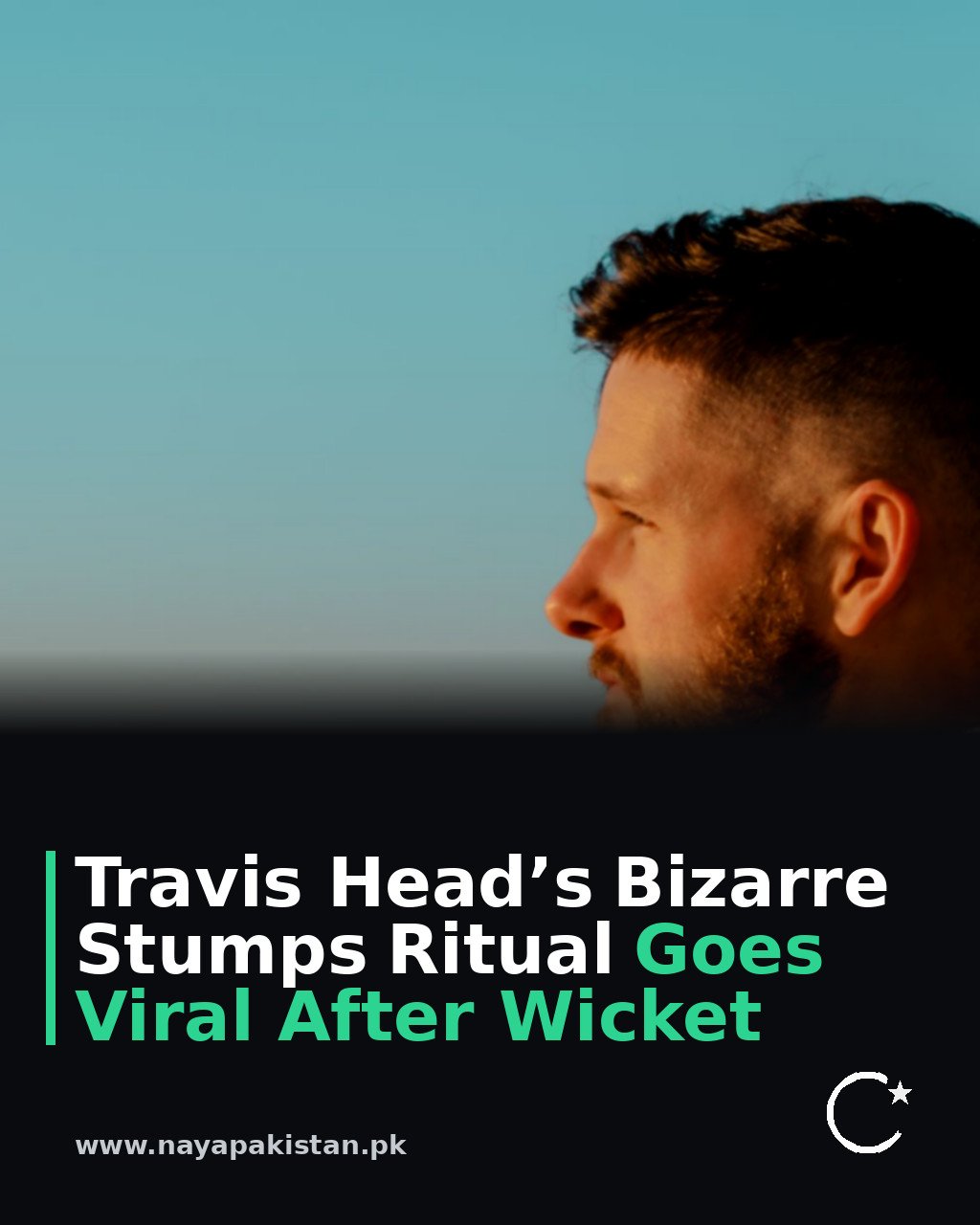 Travis Head’s Bizarre Stumps Ritual Goes Viral After Wicket