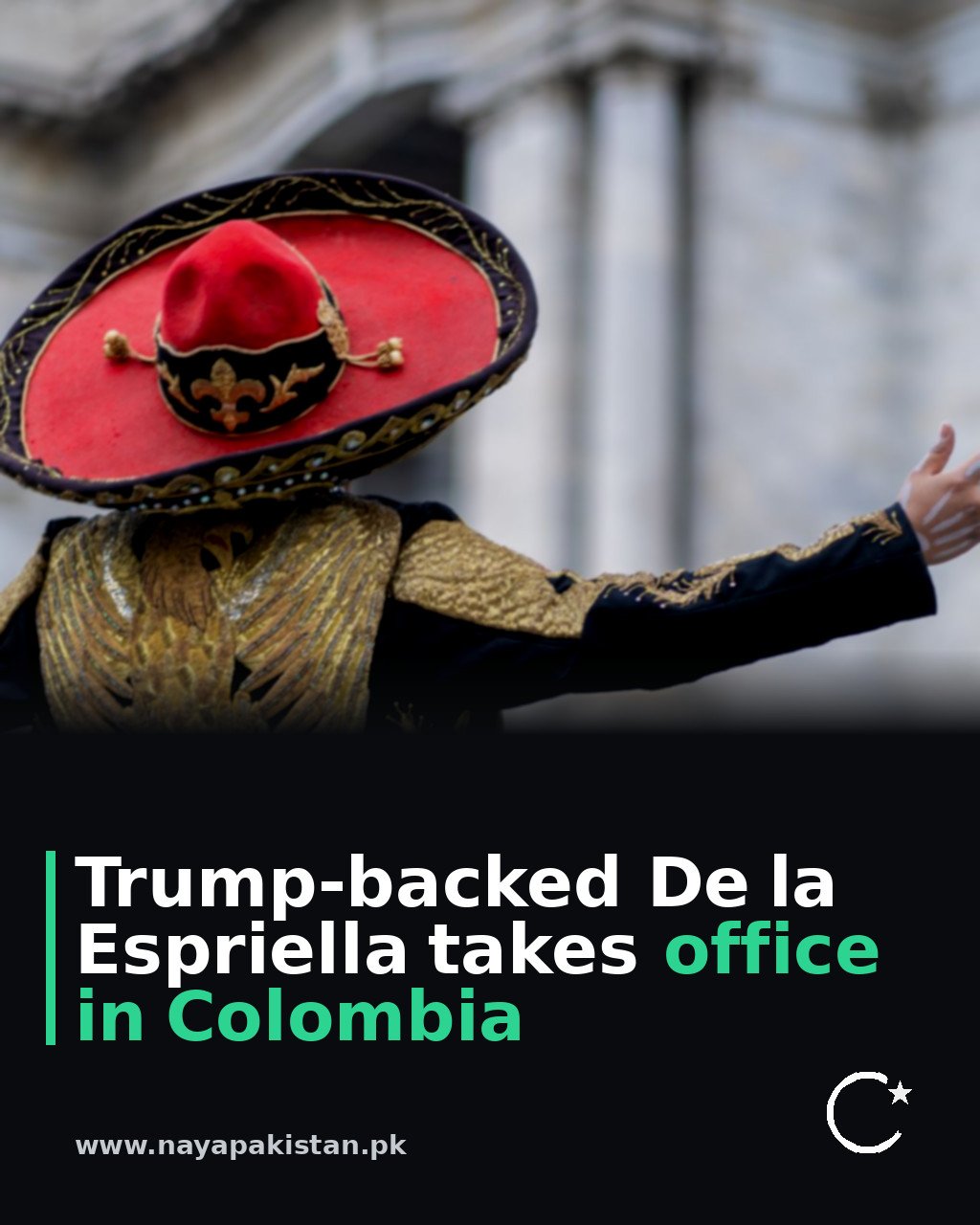 Trump-backed De la Espriella takes office in Colombia