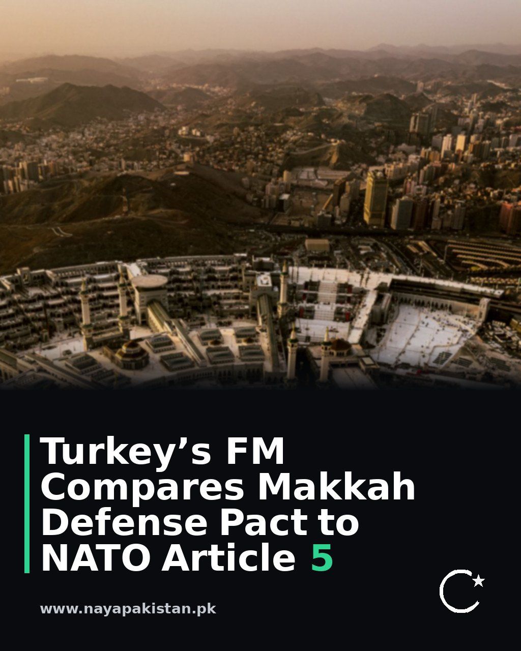 Turkey’s FM Compares Makkah Defense Pact to NATO Article 5