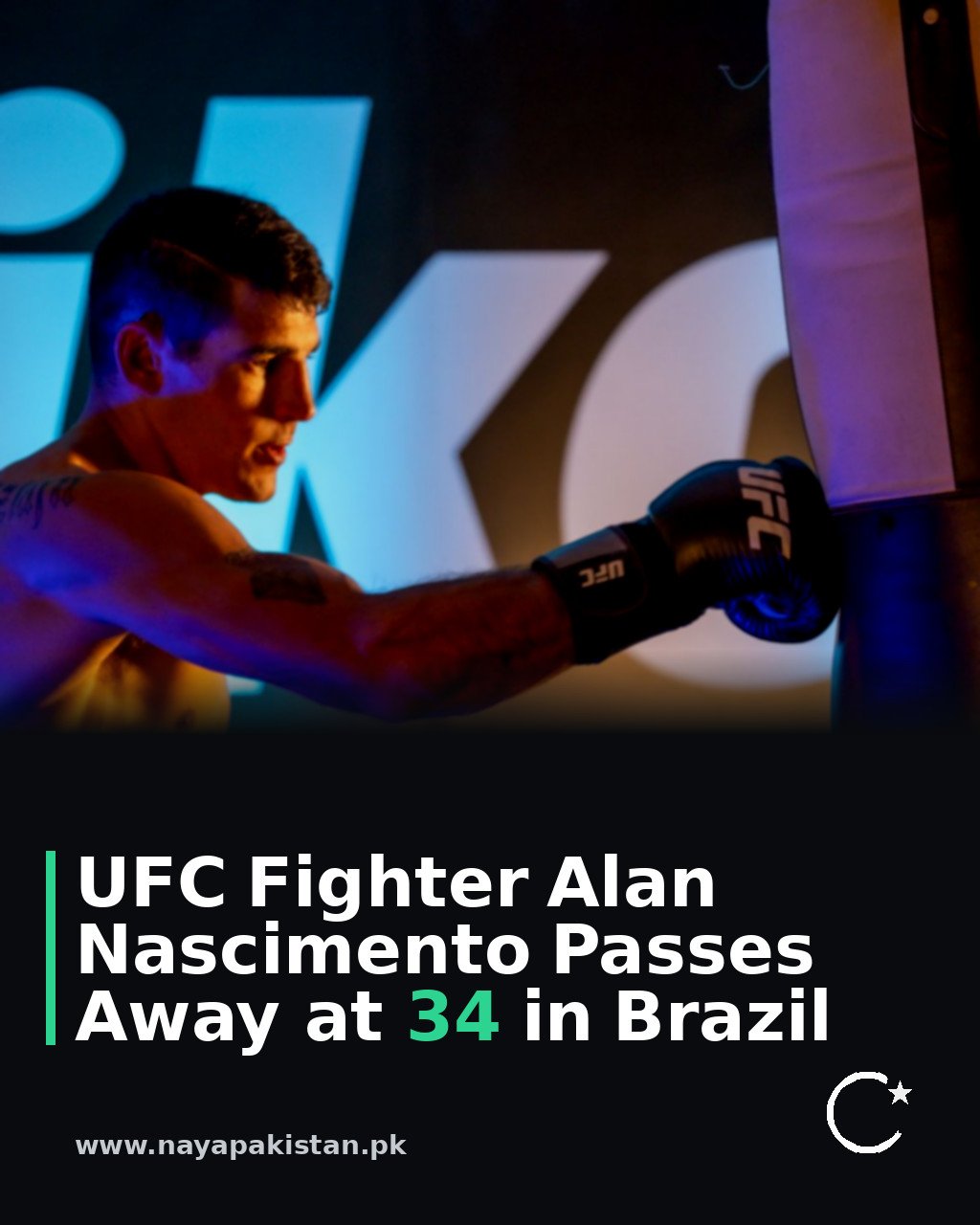 UFC Fighter Alan Nascimento Passes Away at 34 in Brazil