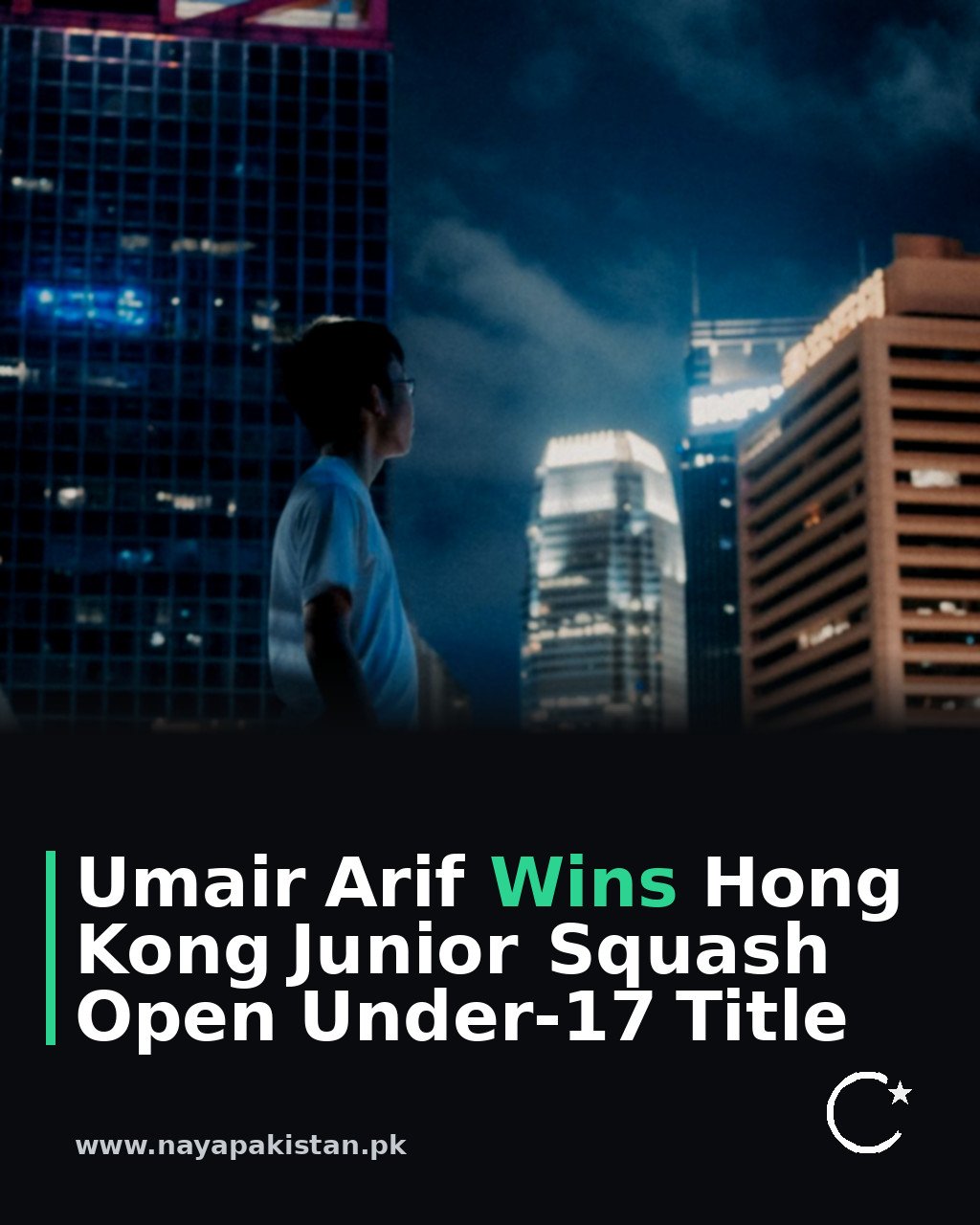 Umair Arif Wins Hong Kong Junior Squash Open Under-17 Title