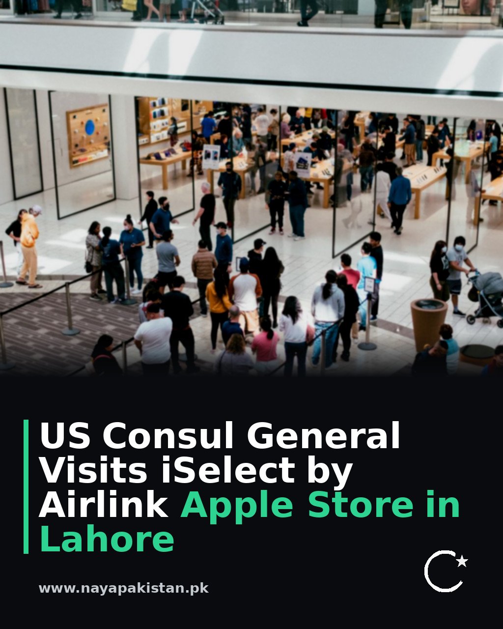 US Consul General Visits iSelect by Airlink Apple Store in Lahore