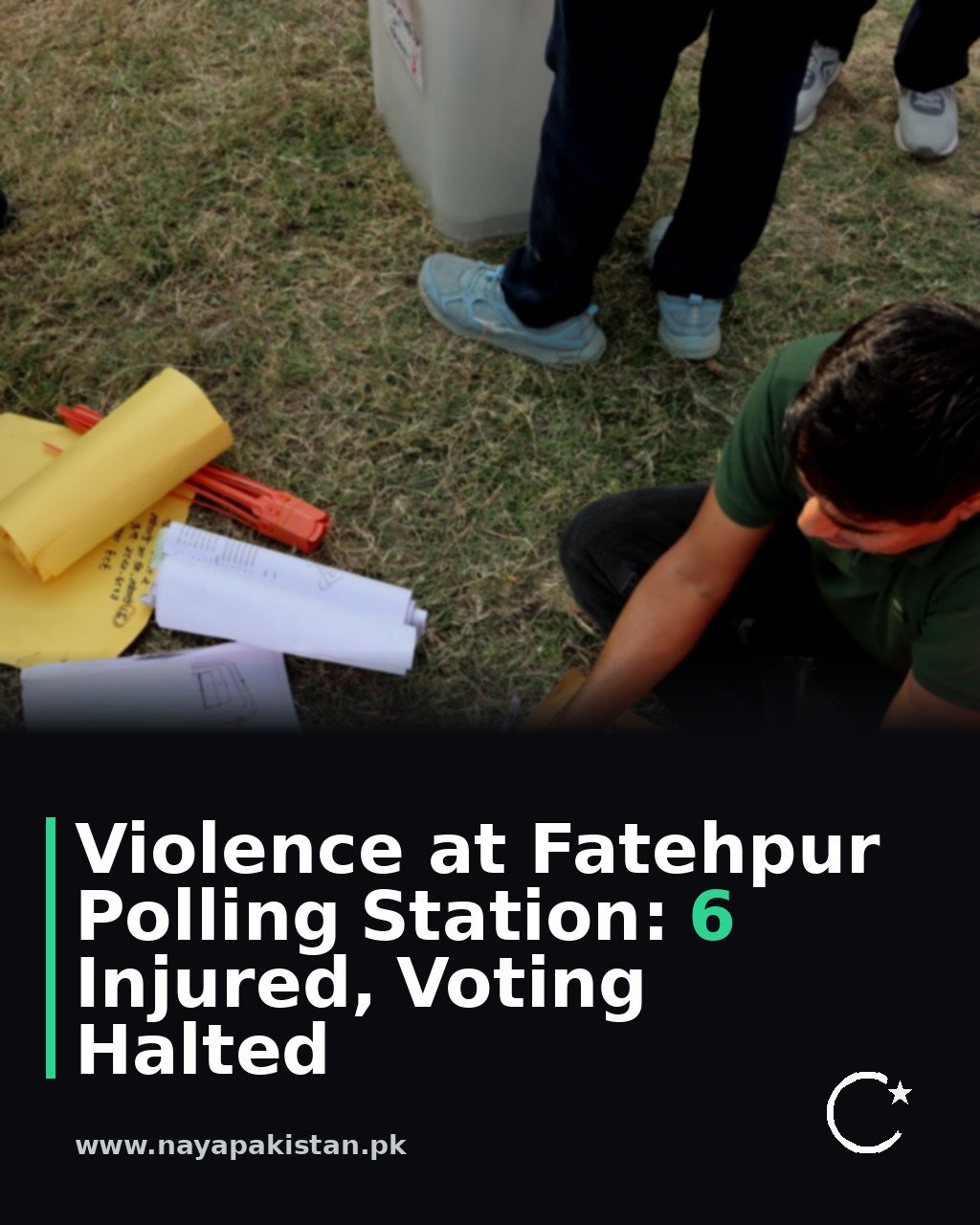 Violence at Fatehpur Polling Station: 6 Injured, Voting Halted