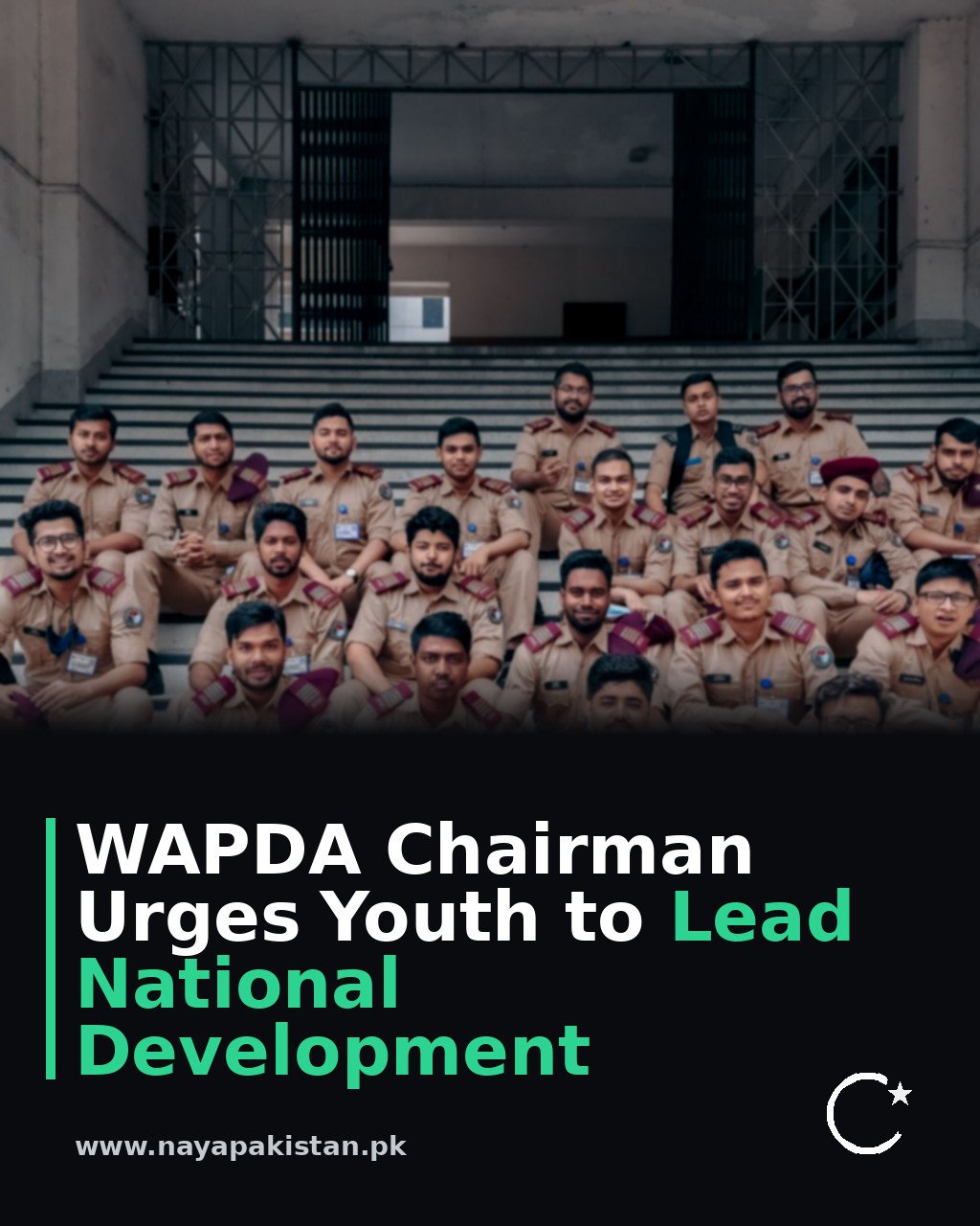 WAPDA Chairman Urges Youth to Lead National Development