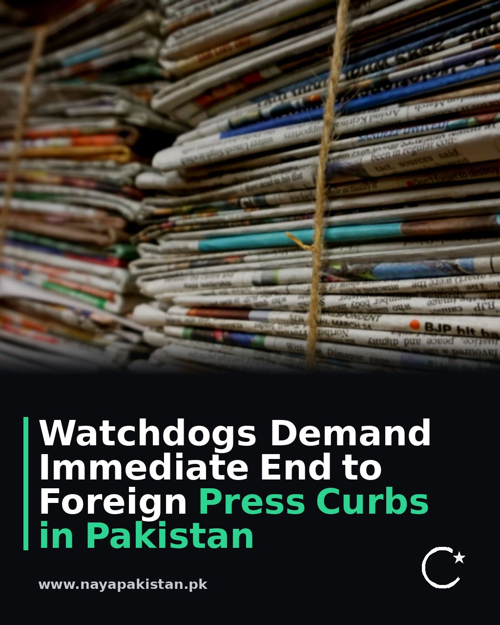 Watchdogs Demand Immediate End to Foreign Press Curbs in Pakistan