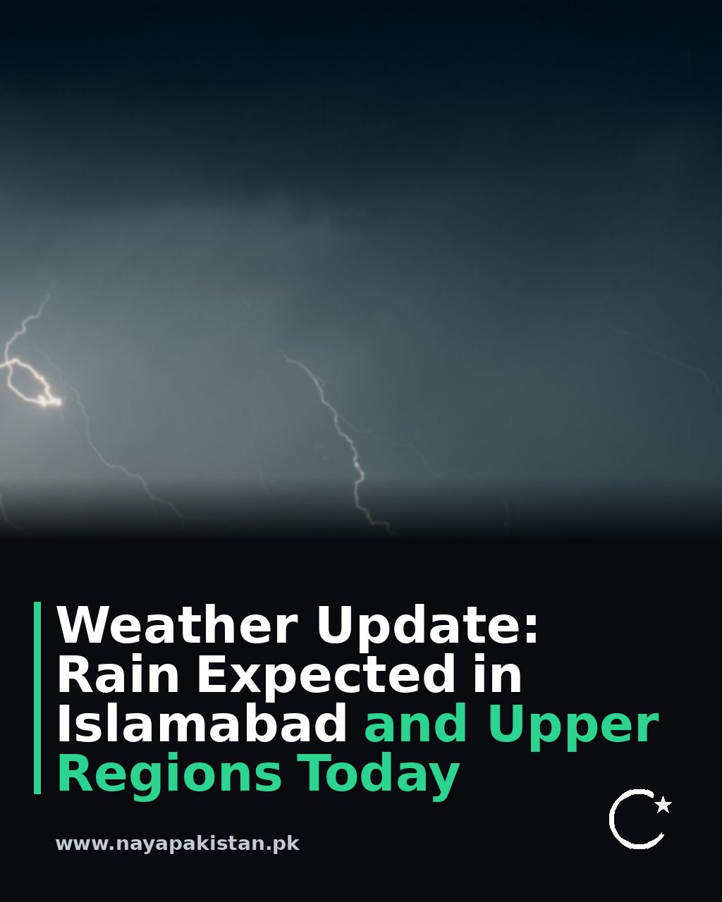 Weather Update: Rain Expected in Islamabad and Upper Regions Today