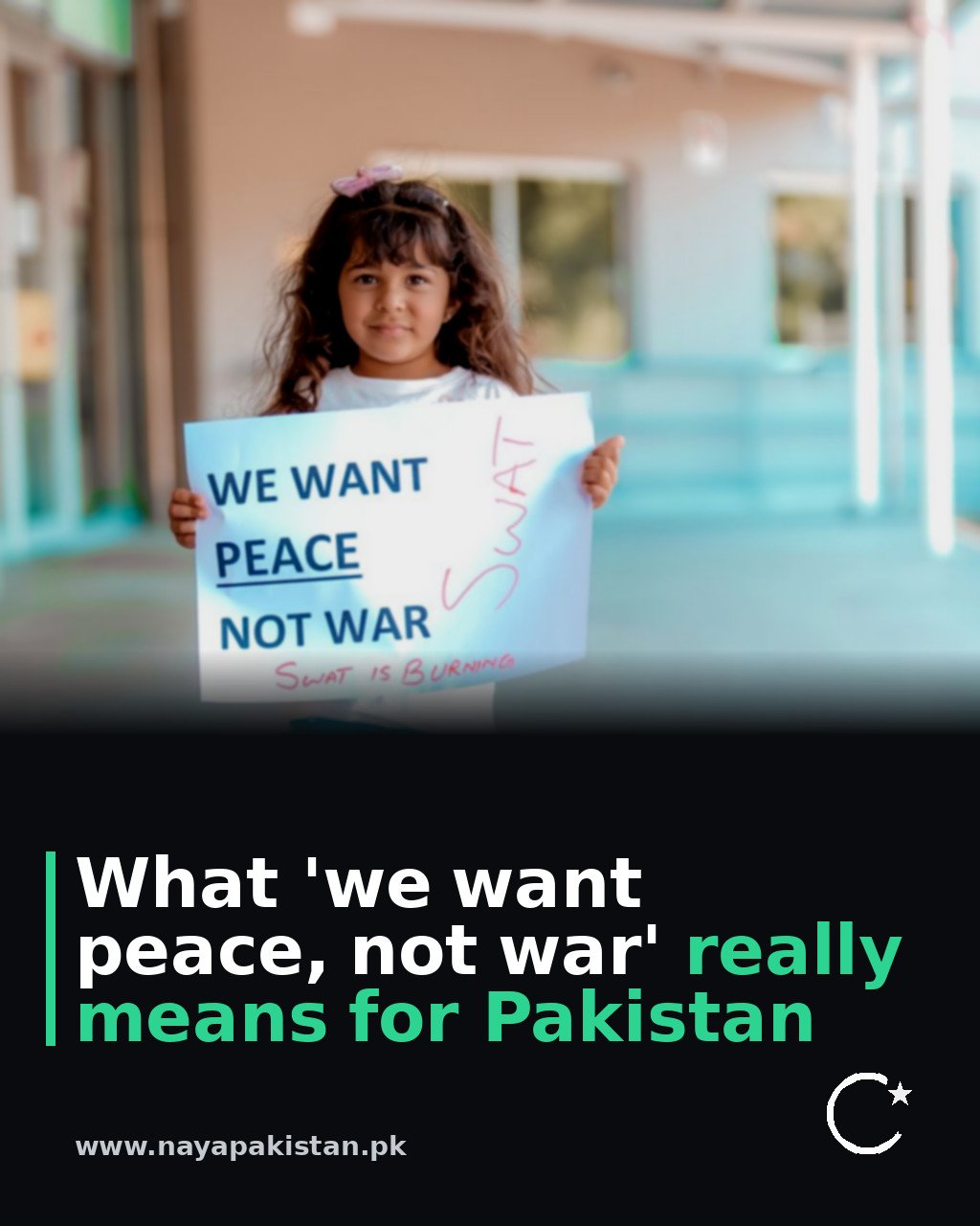 What 'we want peace, not war' really means for Pakistan