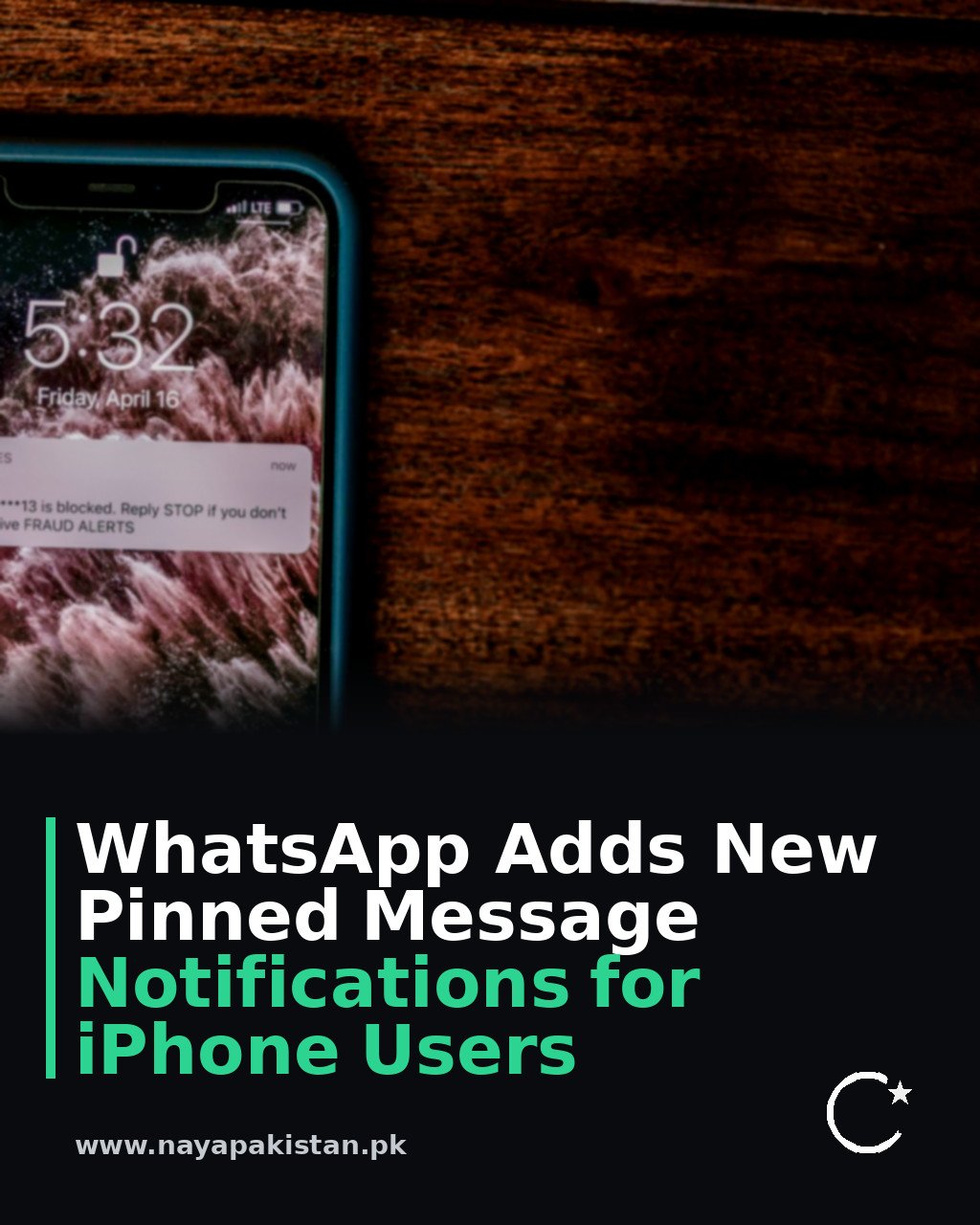 WhatsApp Adds New Pinned Message Notifications for iPhone Users