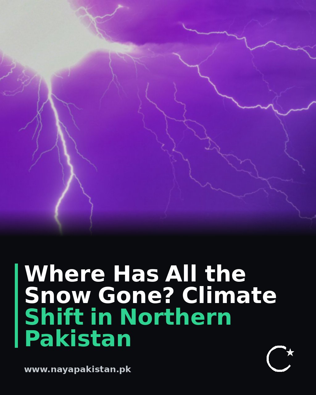 Where Has All the Snow Gone? Climate Shift in Northern Pakistan