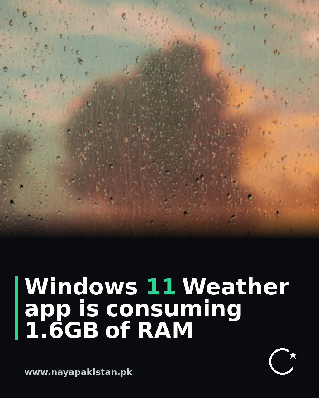 Windows 11 Weather app is consuming 1.6GB of RAM