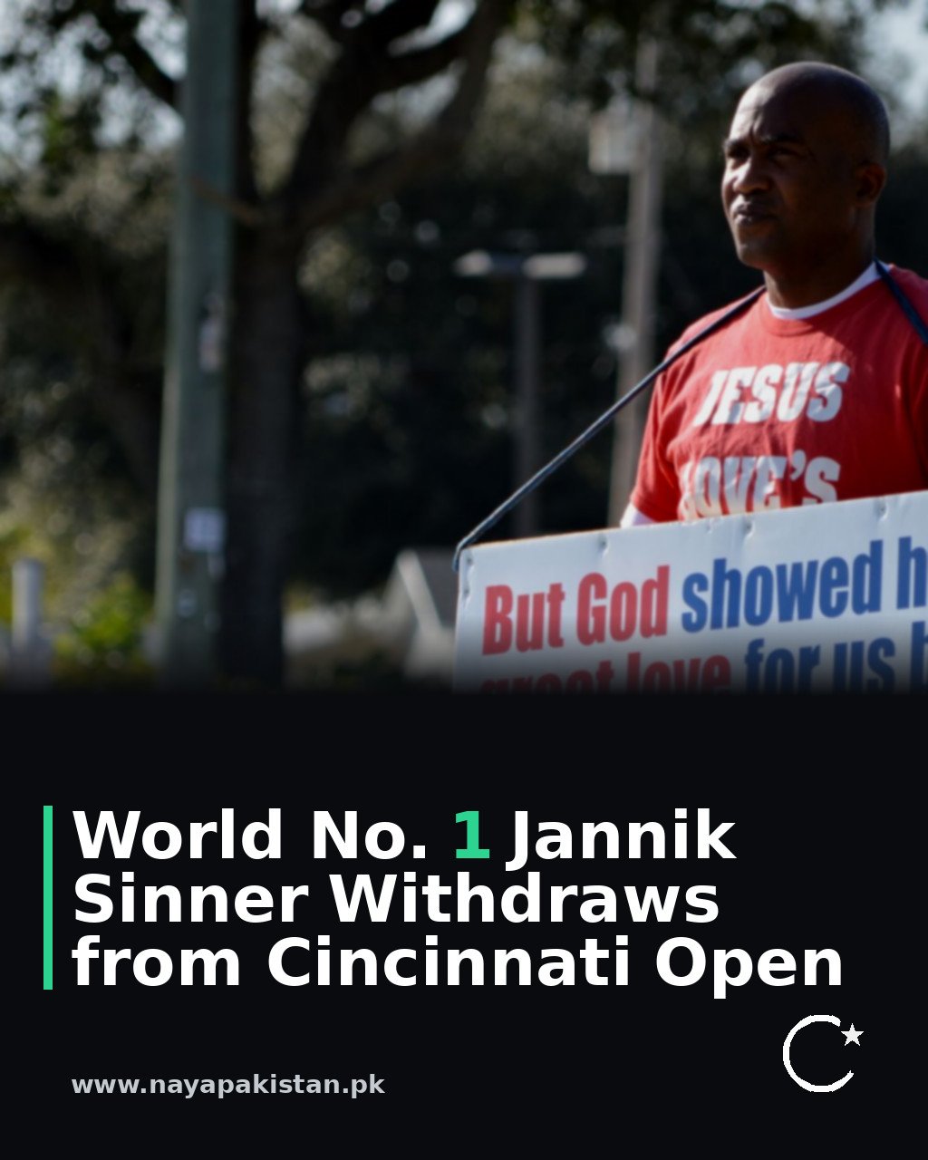 World No. 1 Jannik Sinner Withdraws from Cincinnati Open