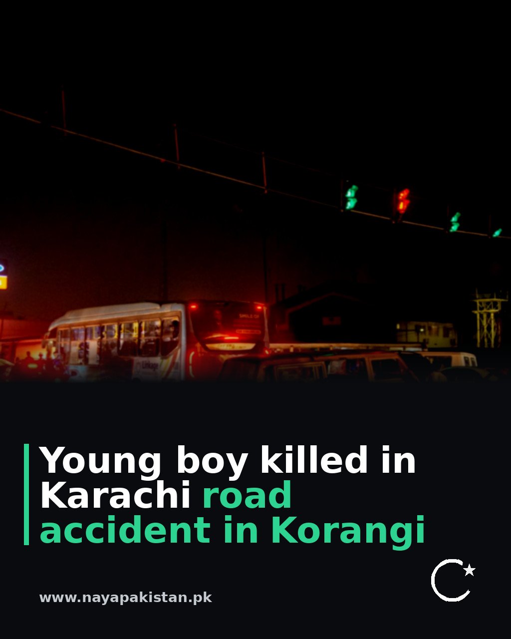 Young boy killed in Karachi road accident in Korangi