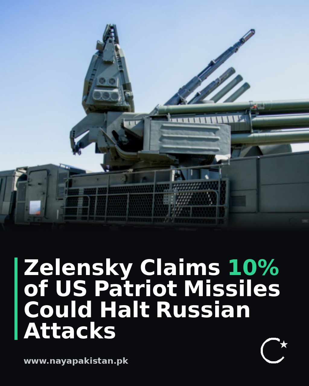 Zelensky Claims 10% of US Patriot Missiles Could Halt Russian Attacks
